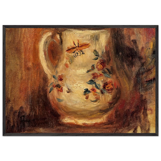 Pitcher - Pierre-Auguste Renoir 70x100 cm / 28x40 inches Framed Art Print – Black Wooden Frame