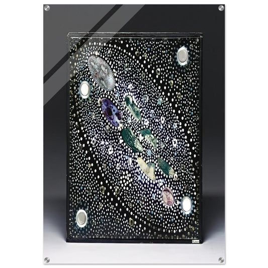 Constelación y Hábitat Hidroespacial - 1980 - Gyula Kosice Acrylic Print - 70x100 cm / 28x40″ inches | Gyula Kosice Wall Art | Gyula Kosice Prints