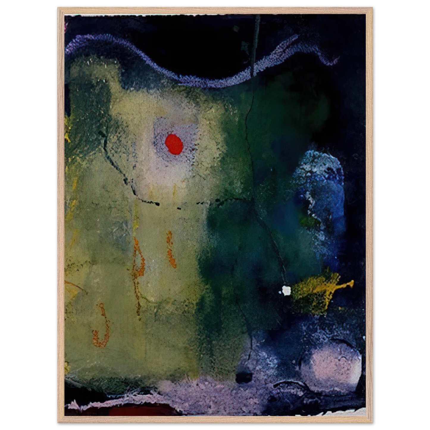 Helen Frankenthaler - The Other Side of the Moon - 1995 Wall art - 50x70 cm / 20x28 inches - Fine Art Poster - -