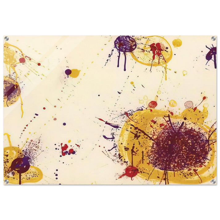 Yellow Speck - Sam Francis Acrylic Print - 70x100 cm / 28x40″ inches