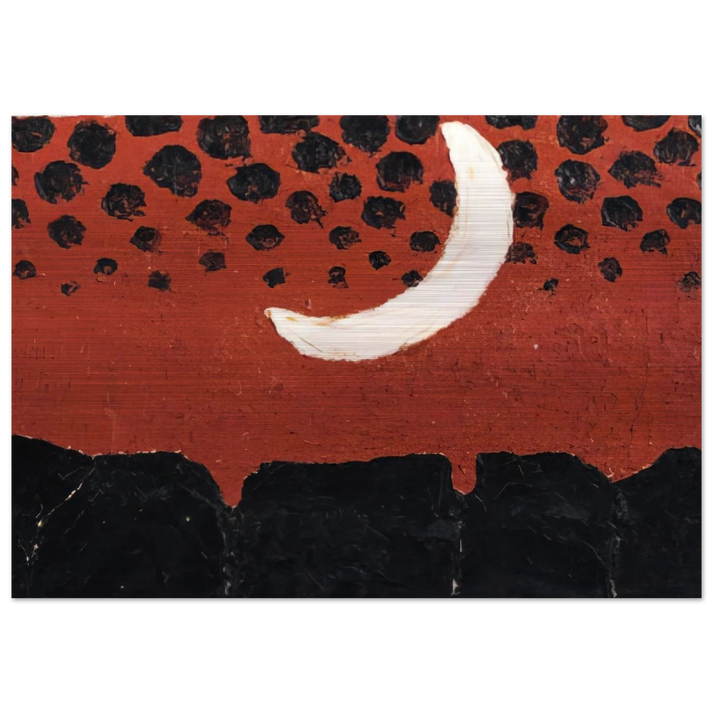 Untitled - 1957 - Forrest Bess Brushed Aluminum Print - 70x100 cm / 28x40 inches | Forrest Bess Aluminum Print | Forrest Bess Prints