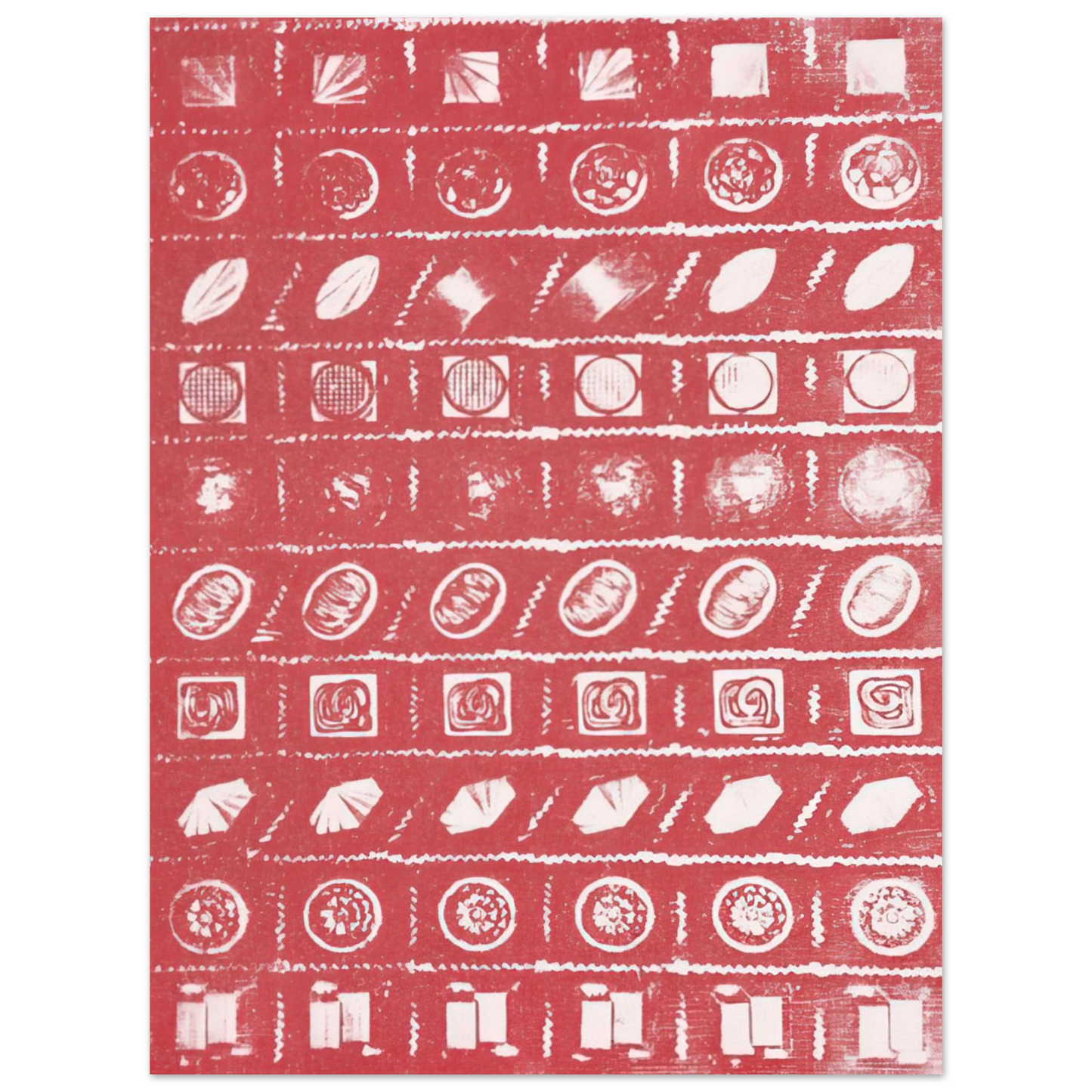 Andy Warhol - Candy Box Fine Art Poster - 13x18 cm / 5x7 inches