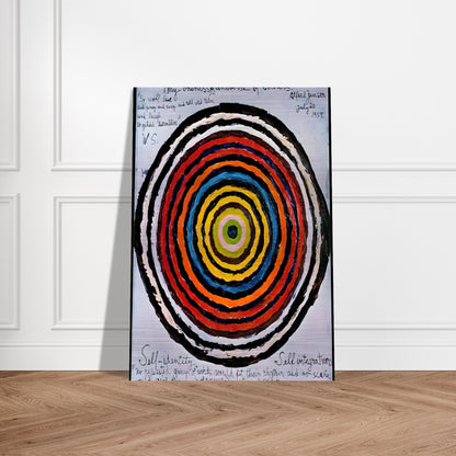 My Oneness, A Universe of Colours - 1957 - Alfred Jensen Brushed Aluminum Print - 70x100 cm / 28x40 inches | Alfred Jensen Aluminum Print | Alfred Jensen Prints
