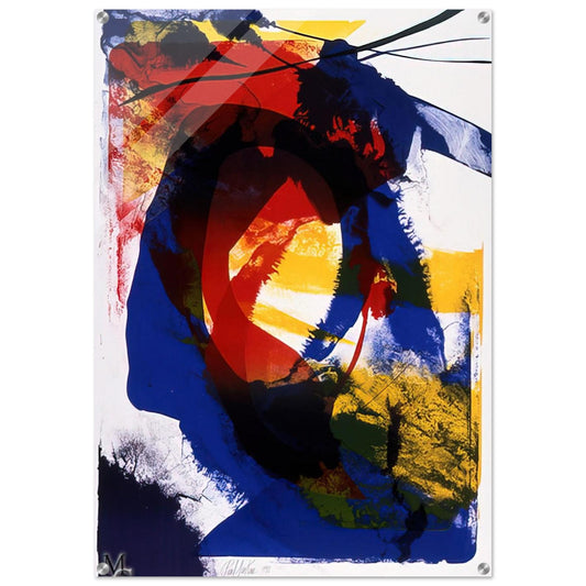 Distance Finding Mozart - 1992 - Paul Jenkins Acrylic Print - 70x100 cm / 28x40″ inches | Paul Jenkins Wall Art | Paul Jenkins Prints