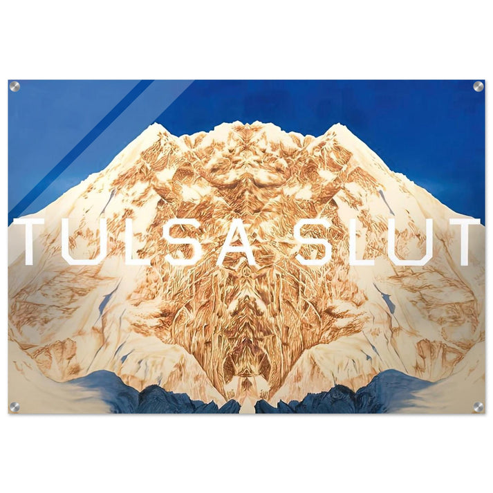 TULSA SLUT 2016 - Edward Ruscha Acrylic Print - 70x100 cm / 28x40″ inches
