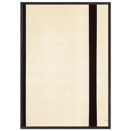 The Station of the Cross - Eighth Station - Barnett Newman Framed Art Print – Black Wooden Frame - Default Title - -Framed Art Print