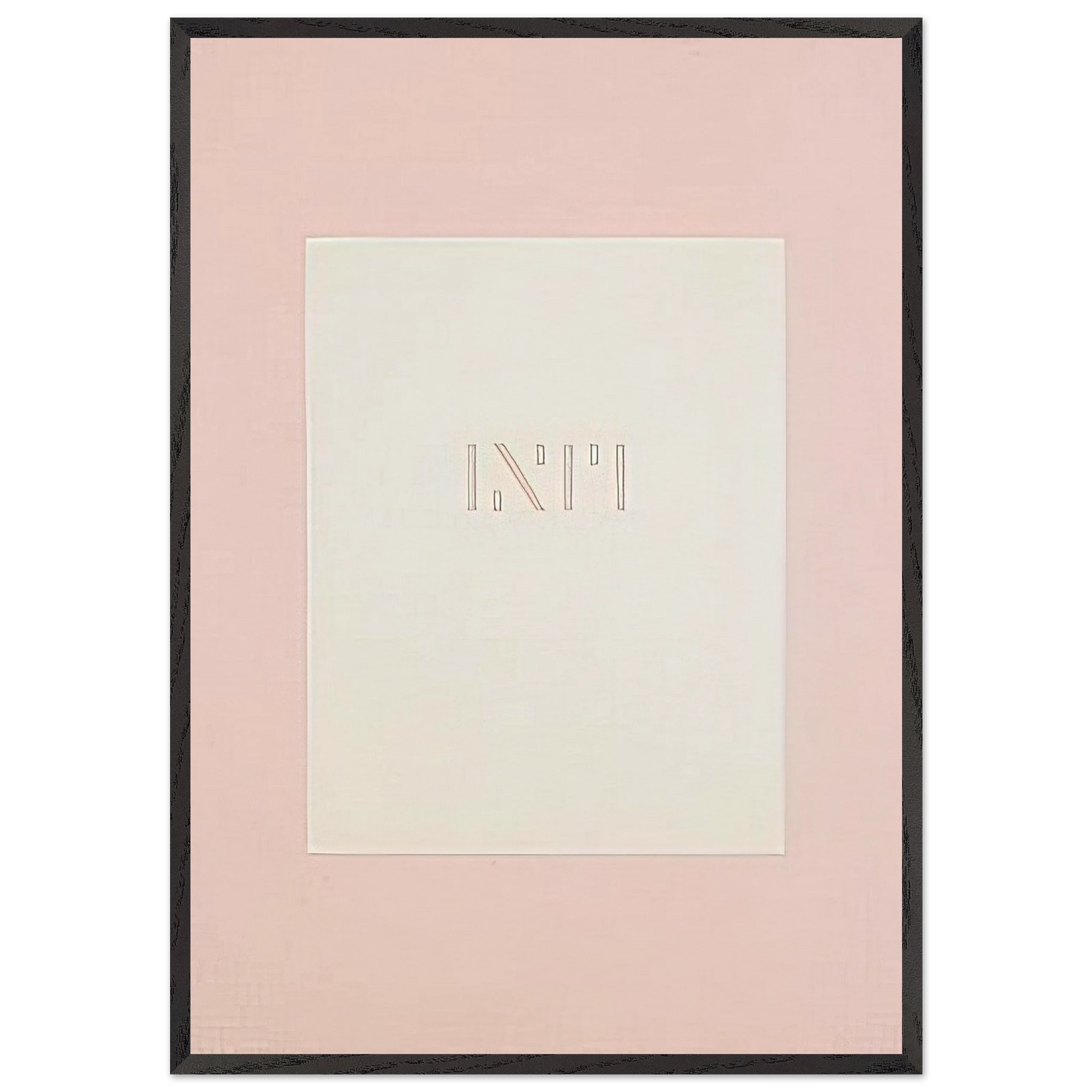 Lettera di un convalescente - 1976 - Antonio Calderara Framed Art Print – Black Wooden Frame - Default Title - -Framed Art Print