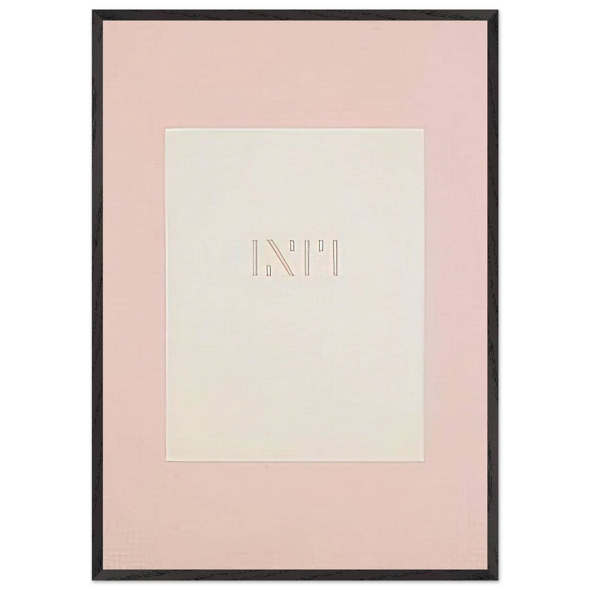 Lettera di un convalescente - 1976 - Antonio Calderara Framed Art Print – Black Wooden Frame - Default Title - -Framed Art Print