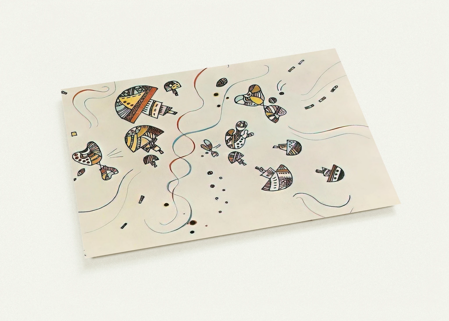 LAST WATERCOLOUR 1944 By Wassily Kandinsky Pack of 10 Post Cards | Wassily Kandinsky Post Cards | A6 (10.5 x 14.8 cm) - 4.1 x 5.8 inches