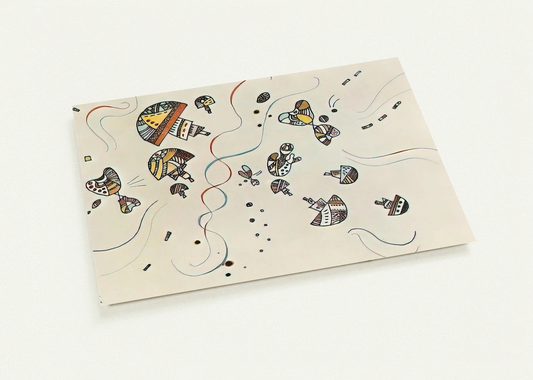 LAST WATERCOLOUR 1944 By Wassily Kandinsky Pack of 10 Post Cards | Wassily Kandinsky Post Cards | A6 (10.5 x 14.8 cm) - 4.1 x 5.8 inches