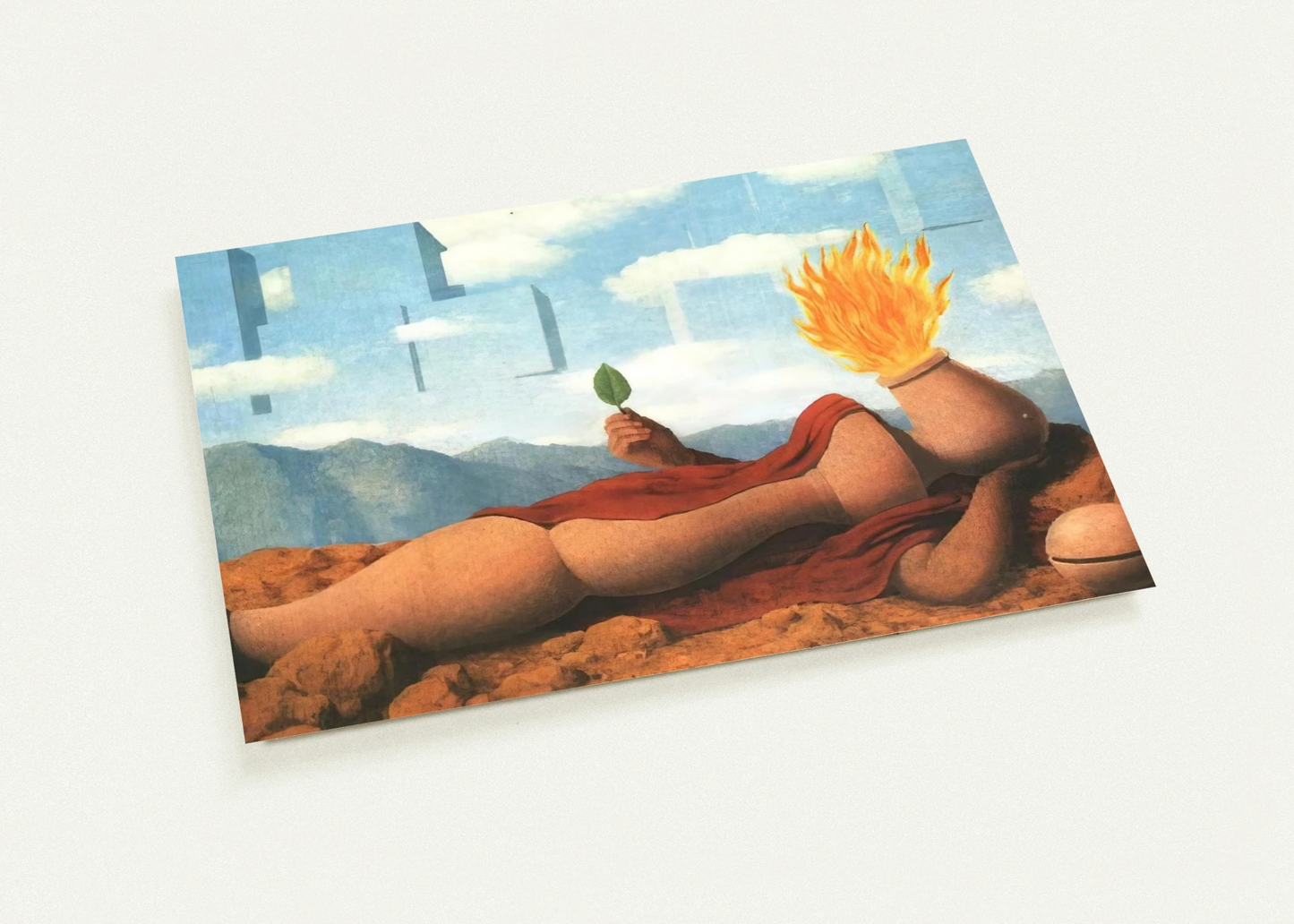 ELEMENTARY COSMOGONY 1949 By Rene Magritte Pack of 10 Post Cards | Rene Magritte Post Cards | A6 (10.5 x 14.8 cm) - 4.1 x 5.8 inches