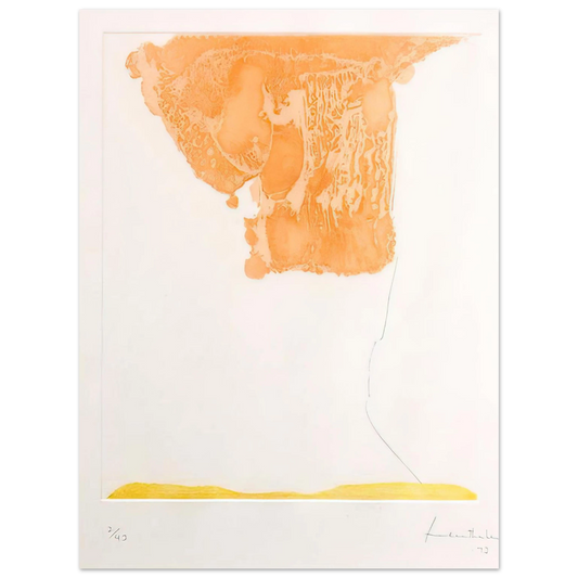 Helen Frankenthaler - Pranzo Italiano - 1973 Wall art - 13x18 cm / 5x7 inches - Fine Art Poster - -