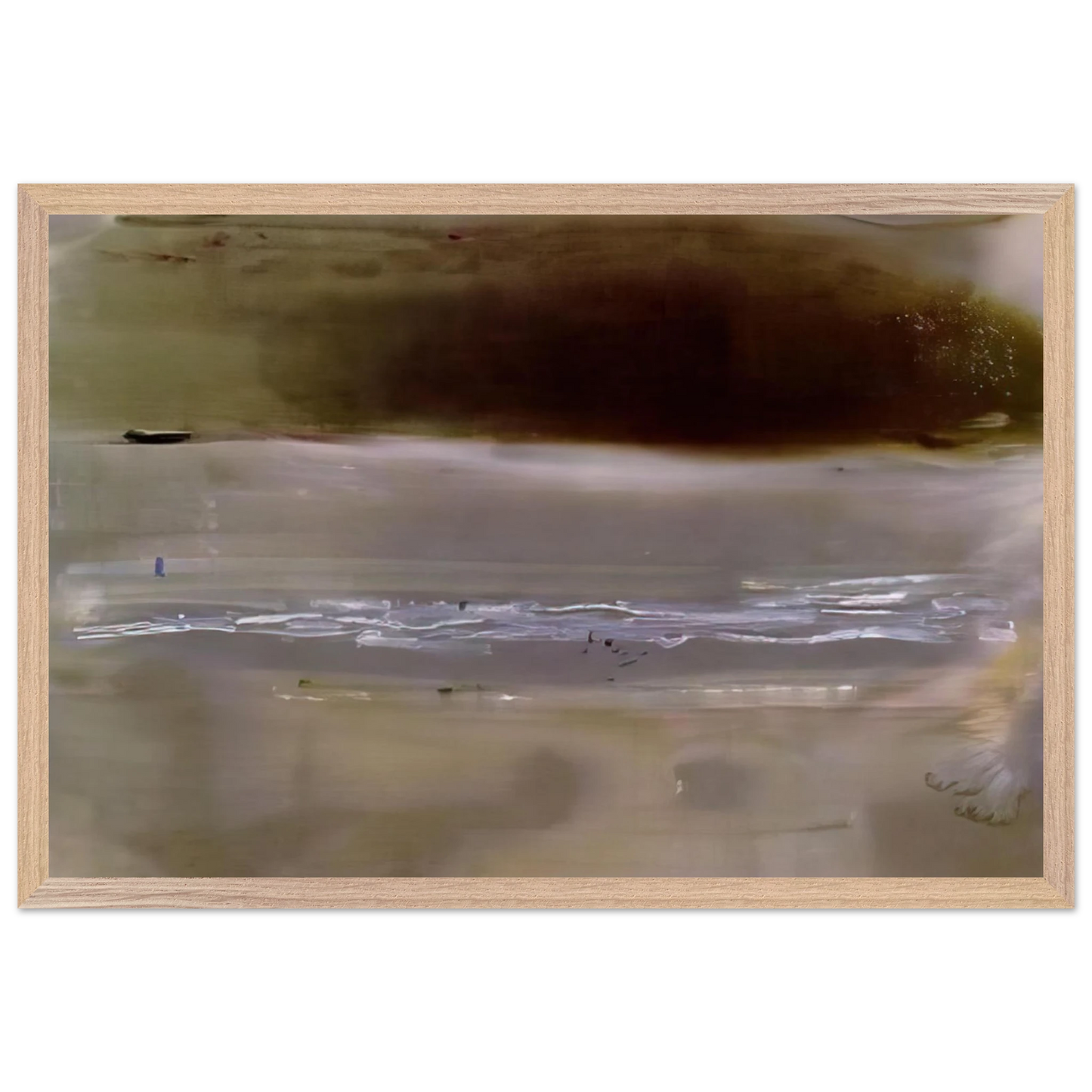 Helen Frankenthaler - Viewpoint II - 1979 Wall art - 15x20 cm / 6x8 inches - Premium Wooden Framed Poster With Fine Art Paper - Black frame