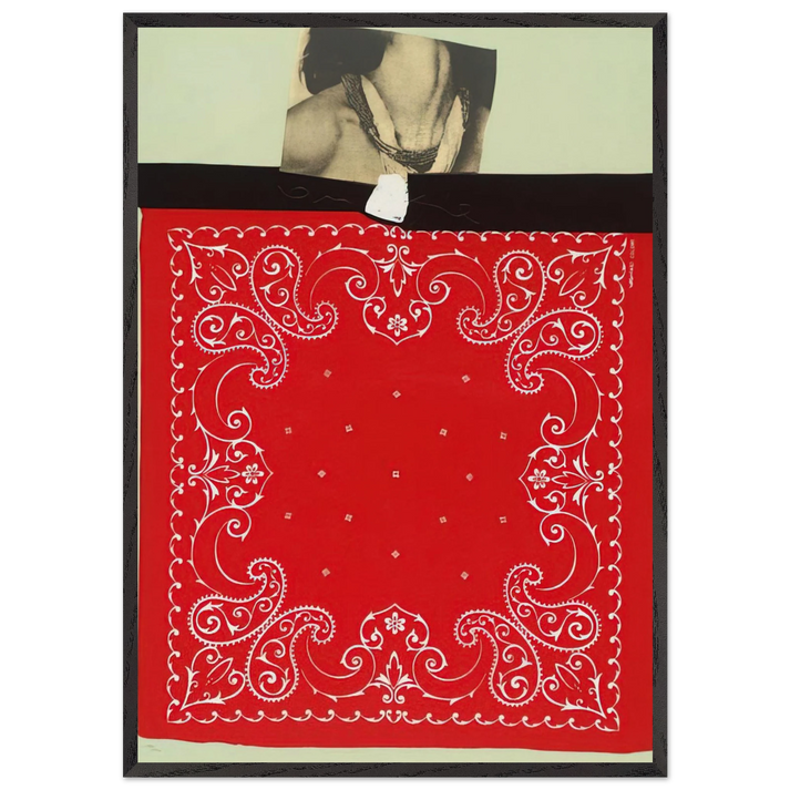 THROAT 1965 - Jim Dine 70x100 cm / 28x40 inches Framed Art Print – Black Wooden Frame