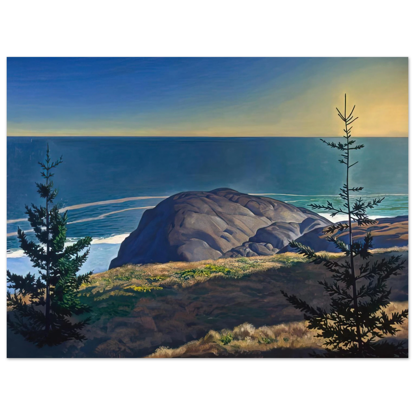 Rockwell Kent - Young Spruces, Maine Coast Fine Art Poster - Default Title