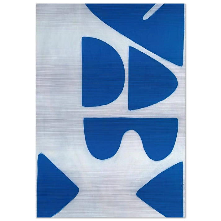 Berlin Blues 6 - 1966 - William Scott Brushed Aluminum Print - 70x100 cm / 28x40 inches | William Scott Aluminum Print | William Scott Prints