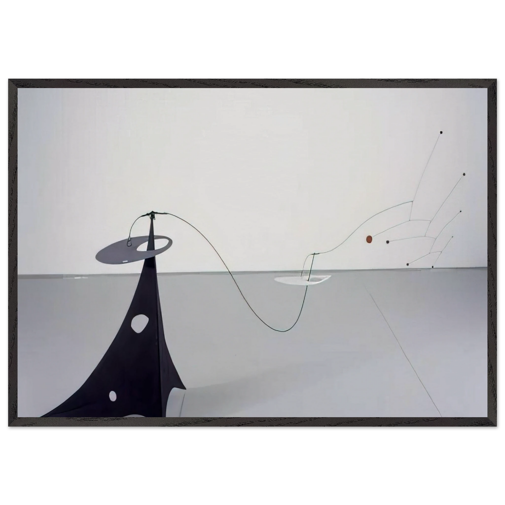 PARASITE 1947 - Alexander Calder Framed Art Print – Black Wooden Frame - Default Title - -Framed Art Print
