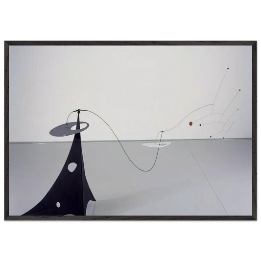 PARASITE 1947 - Alexander Calder Framed Art Print – Black Wooden Frame - Default Title - -Framed Art Print