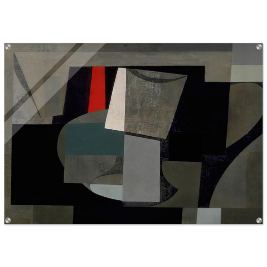 1934-6 painting - still life - 1936 - Ben Nicholson Acrylic Print - 70x100 cm / 28x40″ inches | Ben Nicholson Wall Art | Ben Nicholson Prints