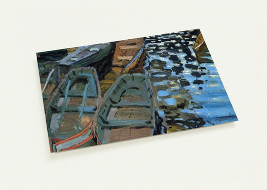 Bathers at La Grenouillere By claude monet Pack of 10 Post Cards | claude monet Post Cards | A6 (10.5 x 14.8 cm) - 4.1 x 5.8 inches