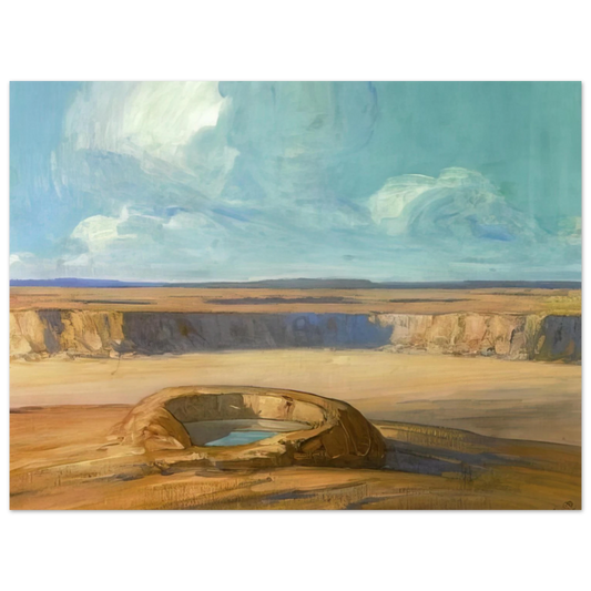 Xavier Martinez - The Waterhole - Tonalism Fine Art Poster - Default Title