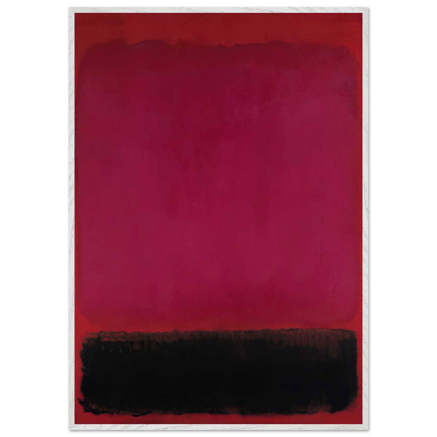 Helen Frankenthaler - Untitled - 1967 Wall art - 45x60 cm / 18x24 inches - Premium Wooden Framed Poster With Fine Art Paper - White frame