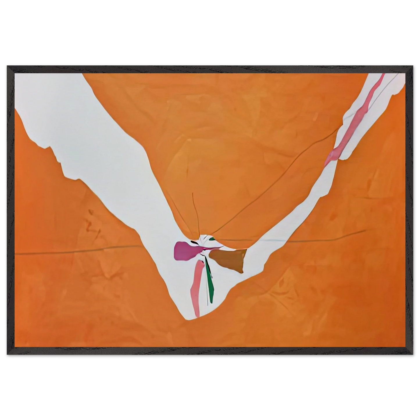 Chairman of the Board 1971- - Helen Frankenthaler Framed Art Print – Black Wooden Frame - Default Title - -Framed Art Print