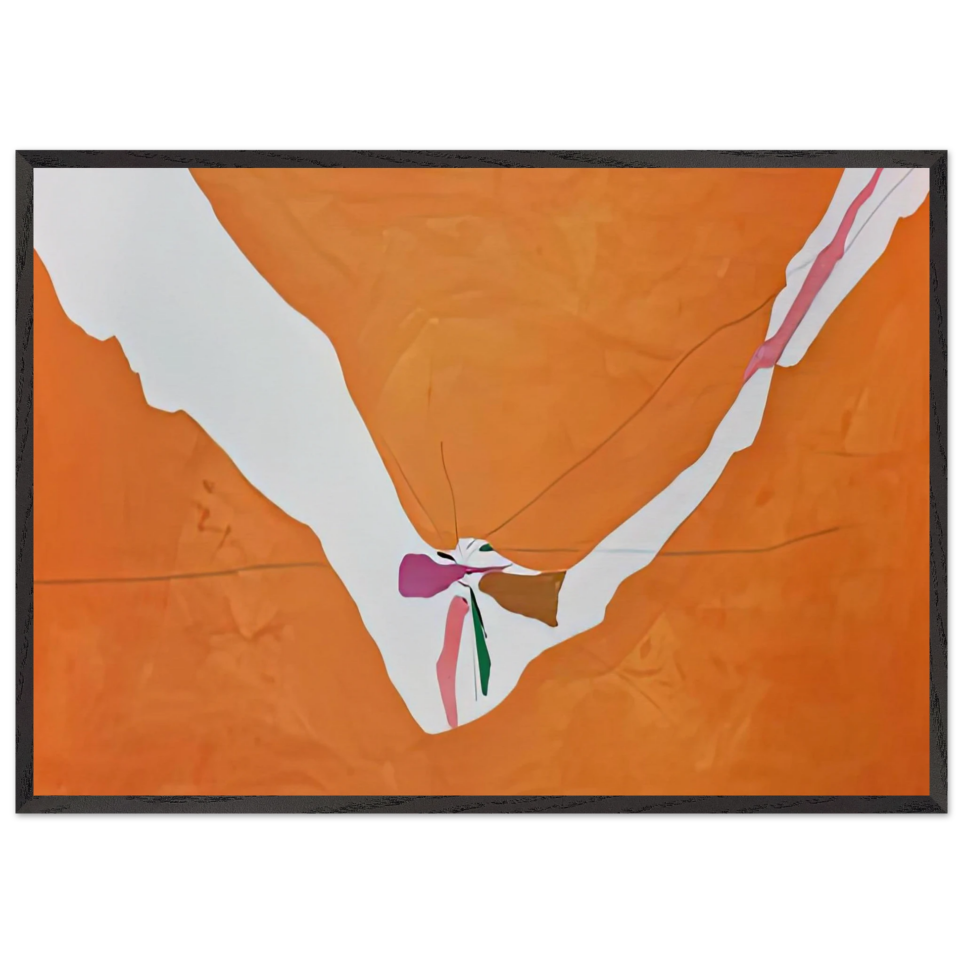 Chairman of the Board 1971- - Helen Frankenthaler Framed Art Print – Black Wooden Frame - Default Title - -Framed Art Print