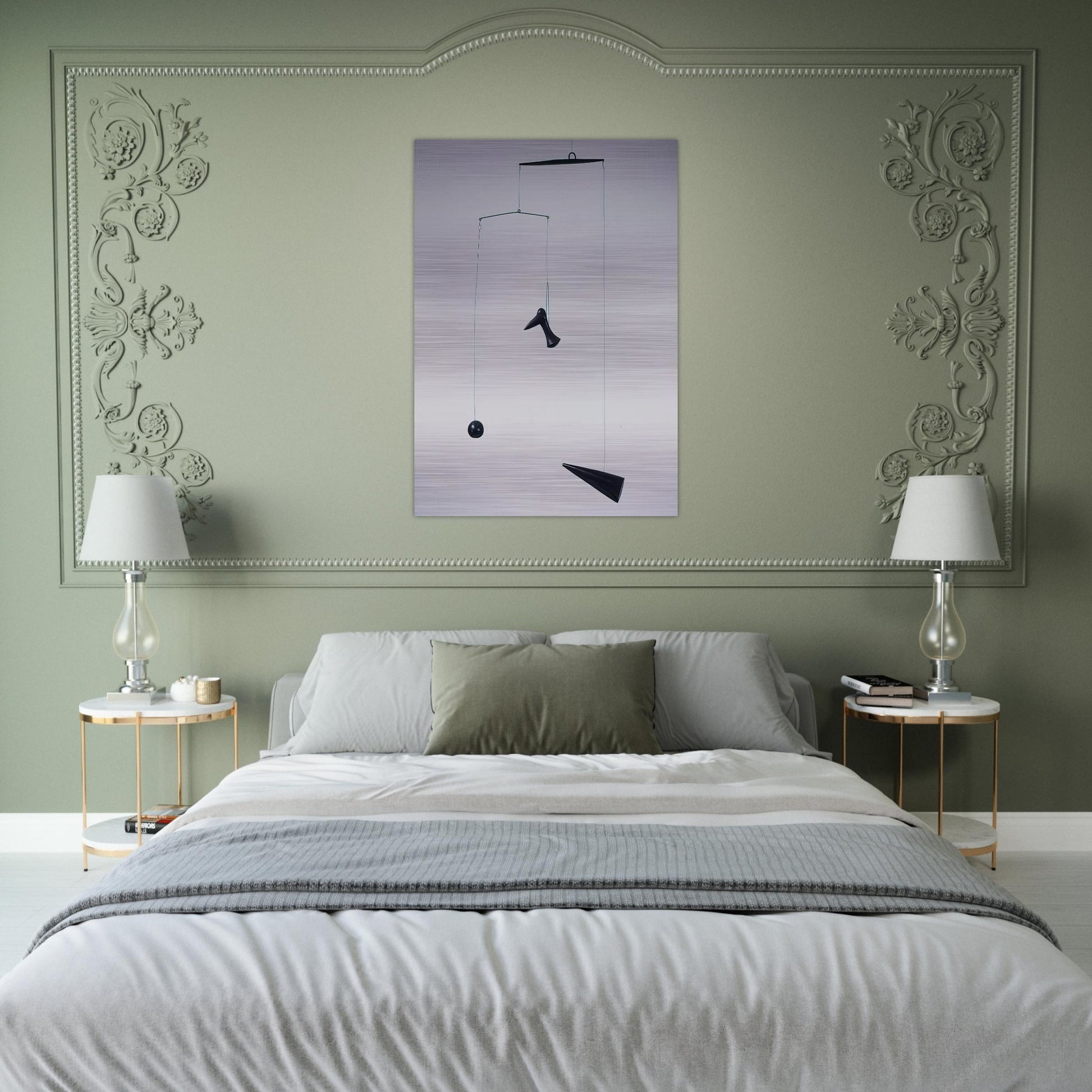 CONE DEBENE 1933 - Alexander Calder Brushed Aluminum Print - 70x100 cm / 28x40 inches | Alexander Calder Aluminum Print | Alexander Calder Prints