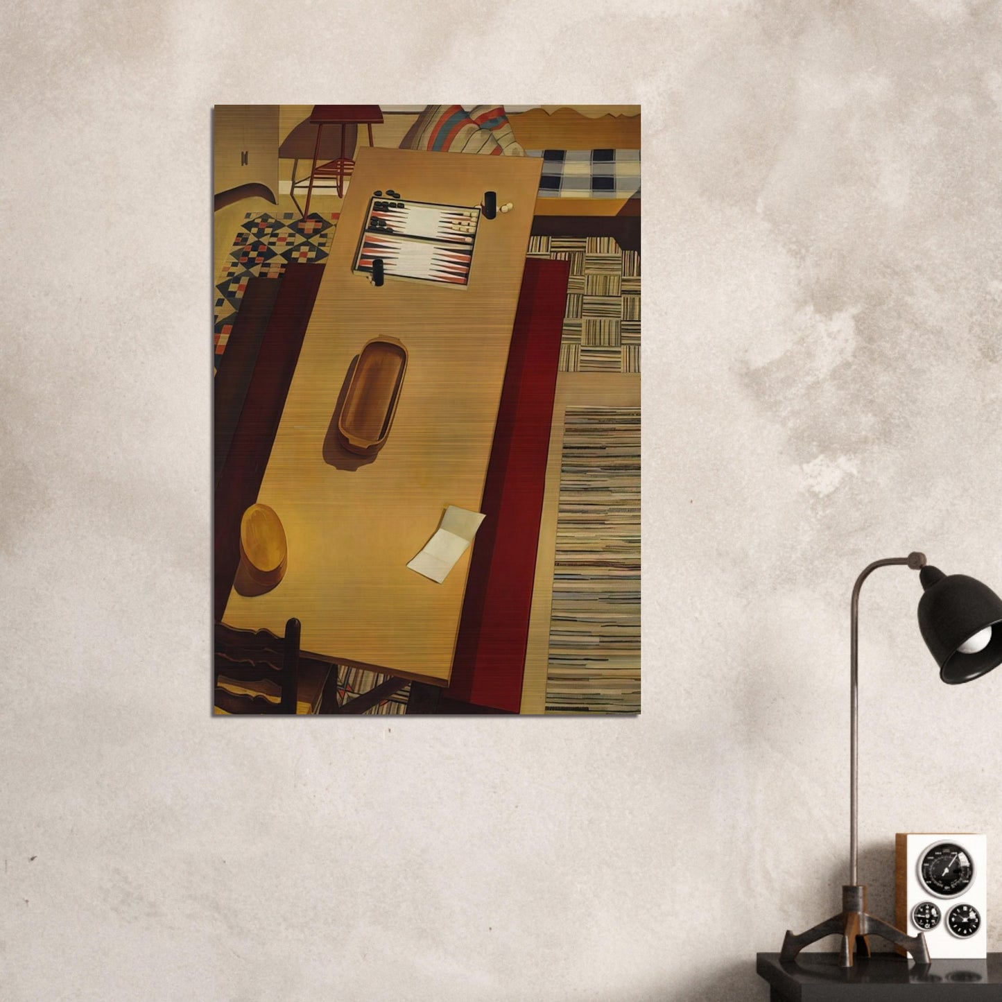 Americana - 1931 - Charles Sheeler Brushed Aluminum Print - 70x100 cm / 28x40 inches | Charles Sheeler Aluminum Print | Charles Sheeler Prints