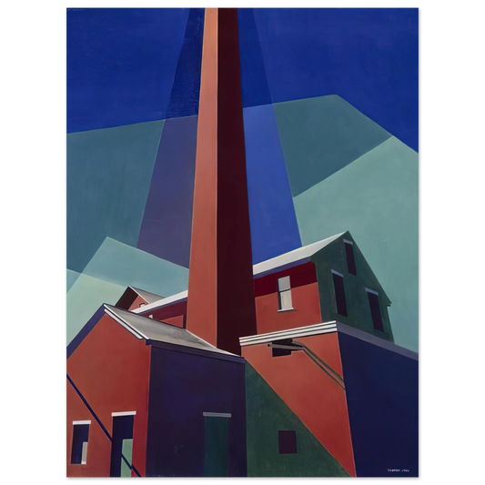 Charles Sheeler - Ballardvale - 1946 Fine Art Poster - Default Title