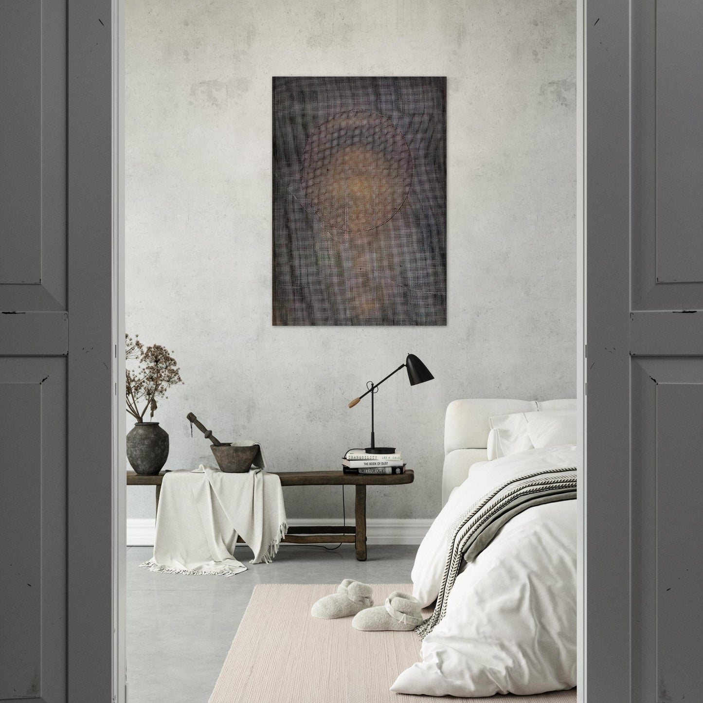 Espejo de sacrista - Art Informel - Manuel Rivera Brushed Aluminum Print - 70x100 cm / 28x40 inches | Manuel Rivera Aluminum Print | Manuel Rivera Prints