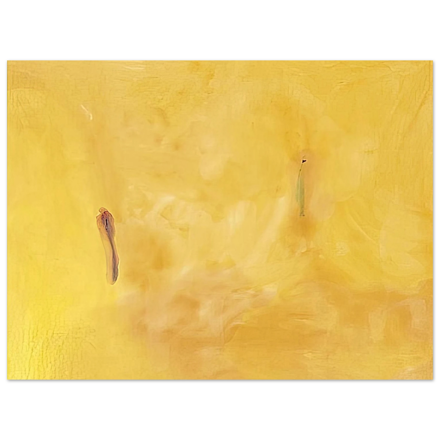 Helen Frankenthaler - Earliness - 1975 Wall art - 30x45 cm / 12x18 inches - Premium Wooden Framed Poster With Fine Art Paper - White frame