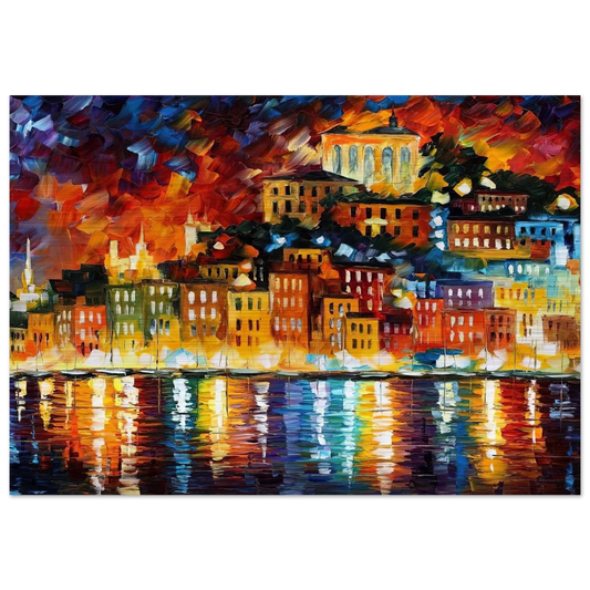 Leonid Afremov - Leonid Afremov Brushed Aluminum Print - 70x100 cm / 28x40 inches | Leonid Afremov Aluminum Print | Leonid Afremov Prints