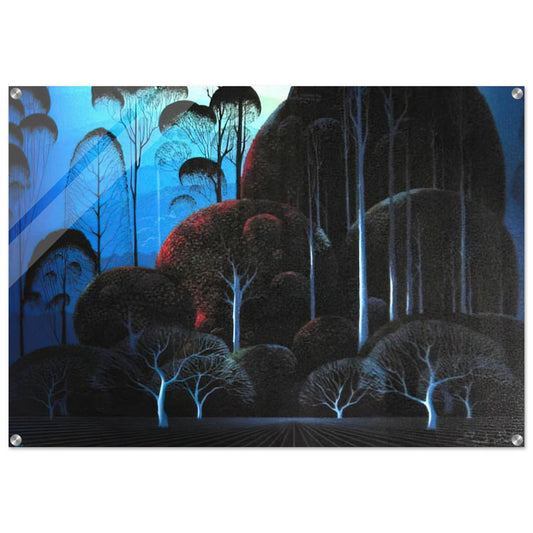 Enchanted Forest - Eyvind Earle Acrylic Print - 70x100 cm / 28x40″ inches
