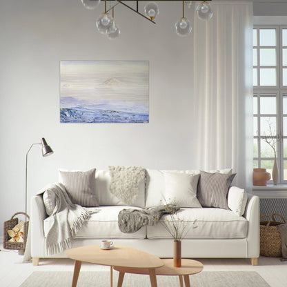 Adams and St. Helen's, Early Morning - Childe Hassam Brushed Aluminum Print - 70x100 cm / 28x40 inches | Childe Hassam Aluminum Print | Childe Hassam Prints