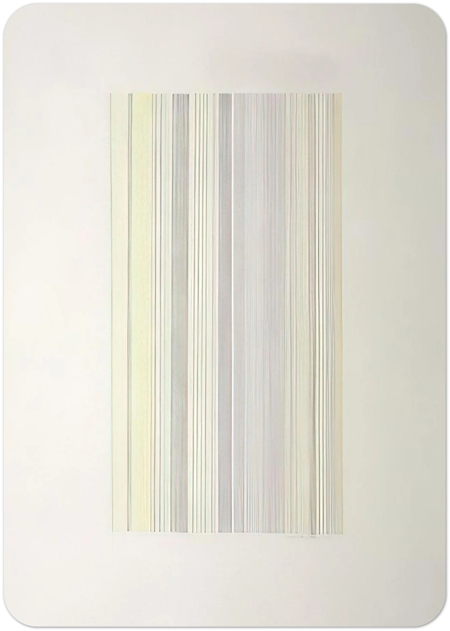 Checkmate - 1973 By Gene Davis Pack of 10 Post Cards | Gene Davis Post Cards | A6 (10.5 x 14.8 cm) - 4.1 x 5.8 inches