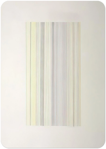 Checkmate - 1973 By Gene Davis Pack of 10 Post Cards | Gene Davis Post Cards | A6 (10.5 x 14.8 cm) - 4.1 x 5.8 inches