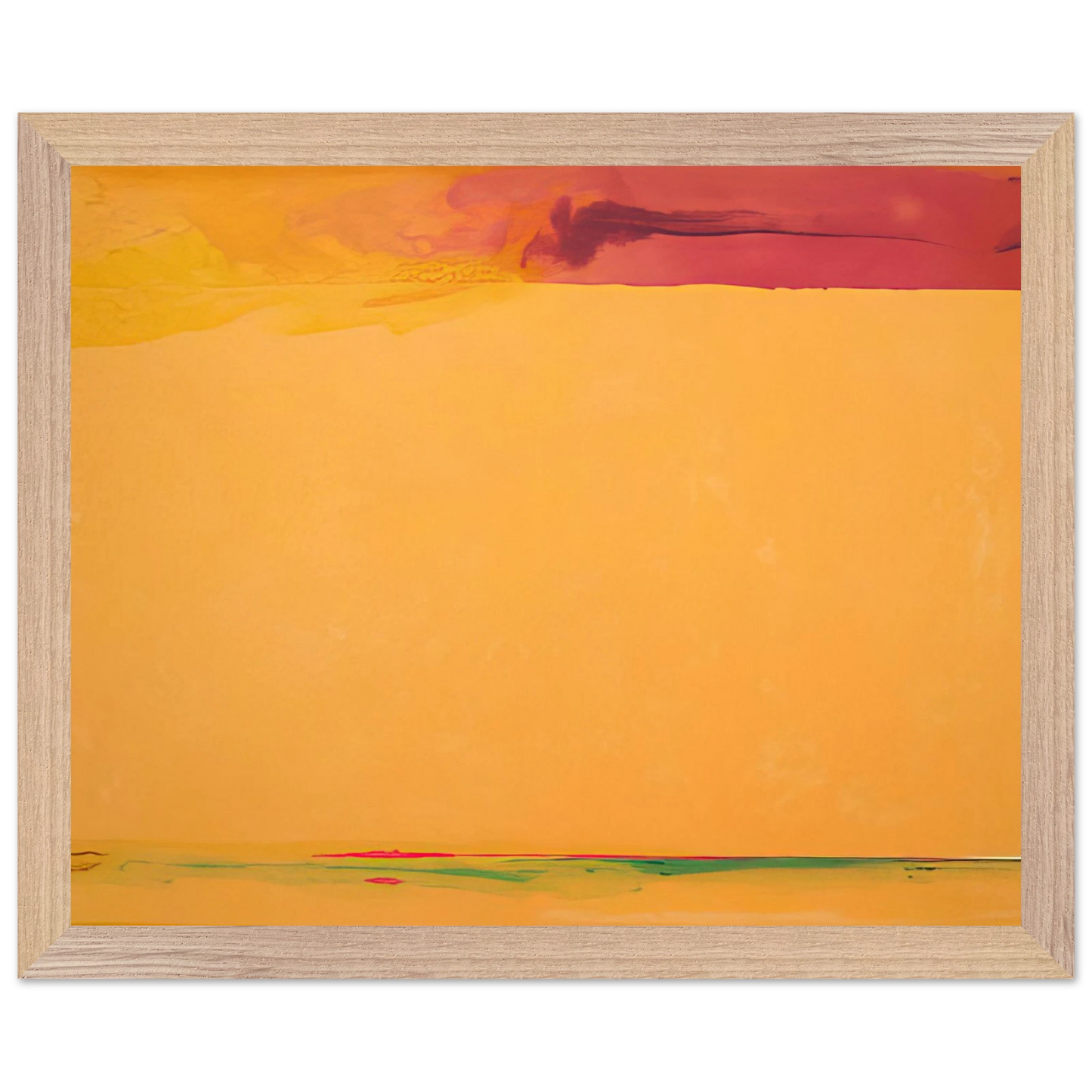 Helen Frankenthaler - Southern Exposure - 2005 Wall art - 30x40 cm / 12x16 inches - Premium Wooden Framed Poster With Fine Art Paper - White frame