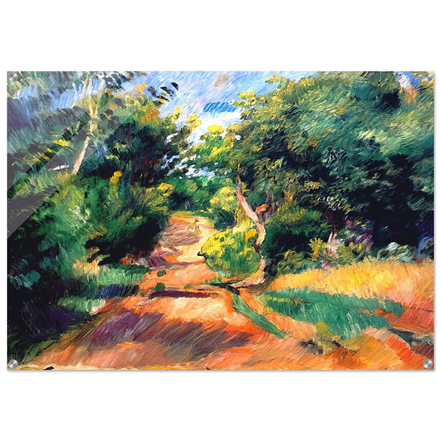 Landscape Near Varengeville - Pierre-Auguste Renoir Acrylic Print - 70x100 cm / 28x40″ inches