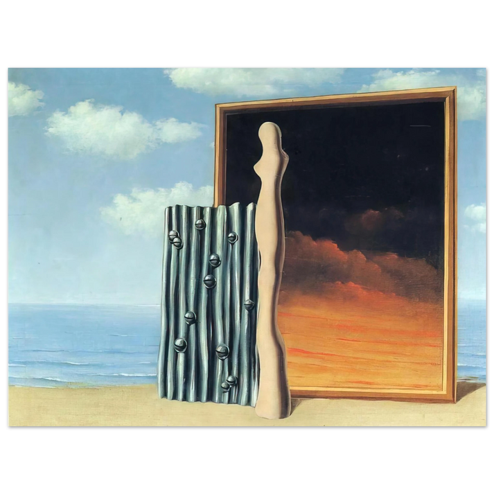 Rene Magritte - COMPOSITION ON A SEASHORE 1935  75x100 cm / 30x40inches Fine Art Poster