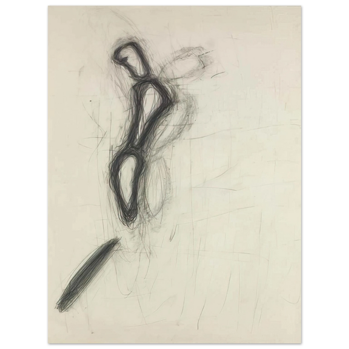 Susan Rothenberg - UNTITLED 1982  75x100 cm / 30x40inches Fine Art Poster