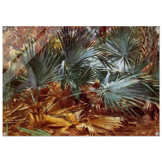 Palmettos - John Singer Sargent Acrylic Print - 70x100 cm / 28x40″ inches | John Singer Sargent Wall Art | John Singer Sargent Prints