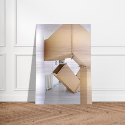 Series DW - 1967 - Charlotte Posenenske Brushed Aluminum Print - 70x100 cm / 28x40 inches | Charlotte Posenenske Aluminum Print | Charlotte Posenenske Prints
