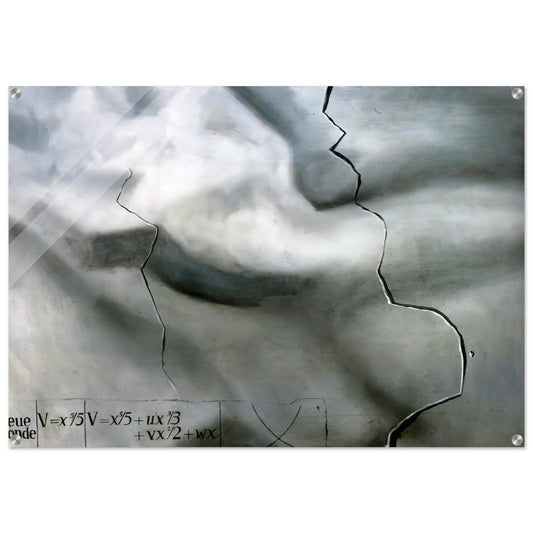 TOPOLOGICAL ABDUCTION OF EUROPE HOMAGE TO RENE THOM - Salvador Dali Acrylic Print - 70x100 cm / 28x40″ inches | Salvador Dali Wall Art | Salvador Dali Prints