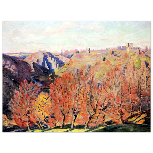 Armand Guillaumin - Les Ruines a Crozant - 1897 Fine Art Poster - Default Title