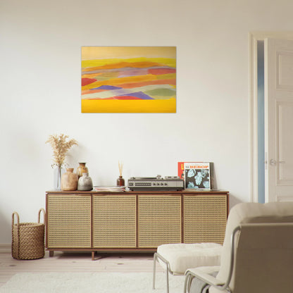 Revelation - 1979 - Ronnie Landfield Brushed Aluminum Print - 70x100 cm / 28x40 inches | Ronnie Landfield Aluminum Print | Ronnie Landfield Prints