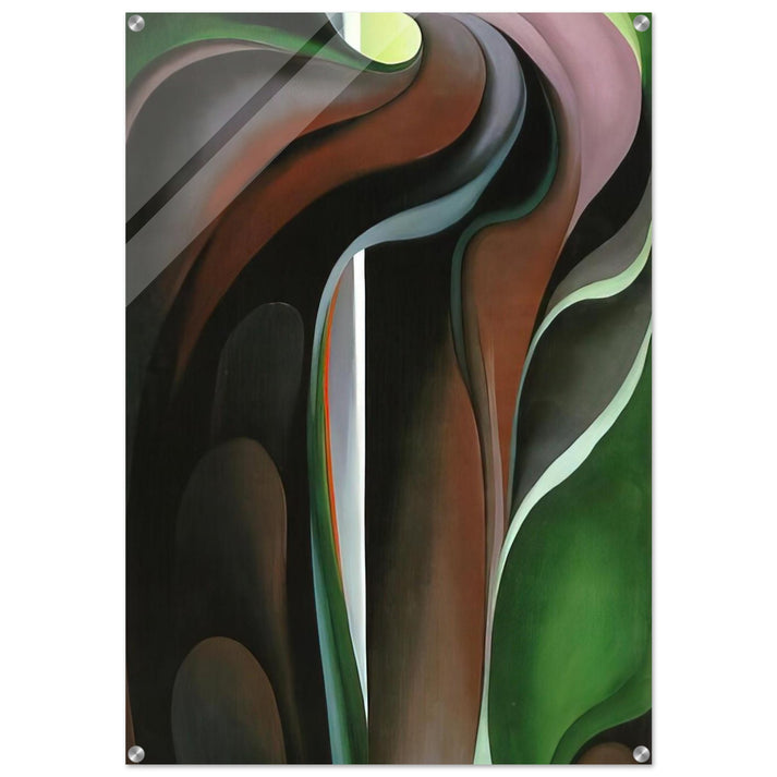 Jack-in-the-Pulpit ?V - Georgia O'Keeffe Acrylic Print - 70x100 cm / 28x40″ inches | Georgia O'Keeffe Wall Art | Georgia O'Keeffe Prints