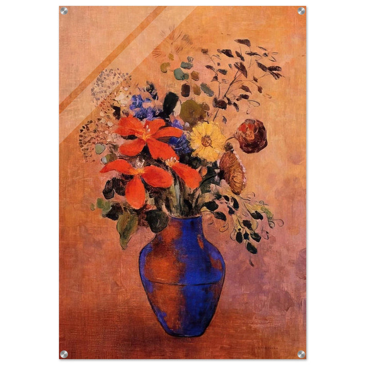 VASE OF FLOWERS 1 - Odilon Redon Acrylic Print - 70x100 cm / 28x40″ inches