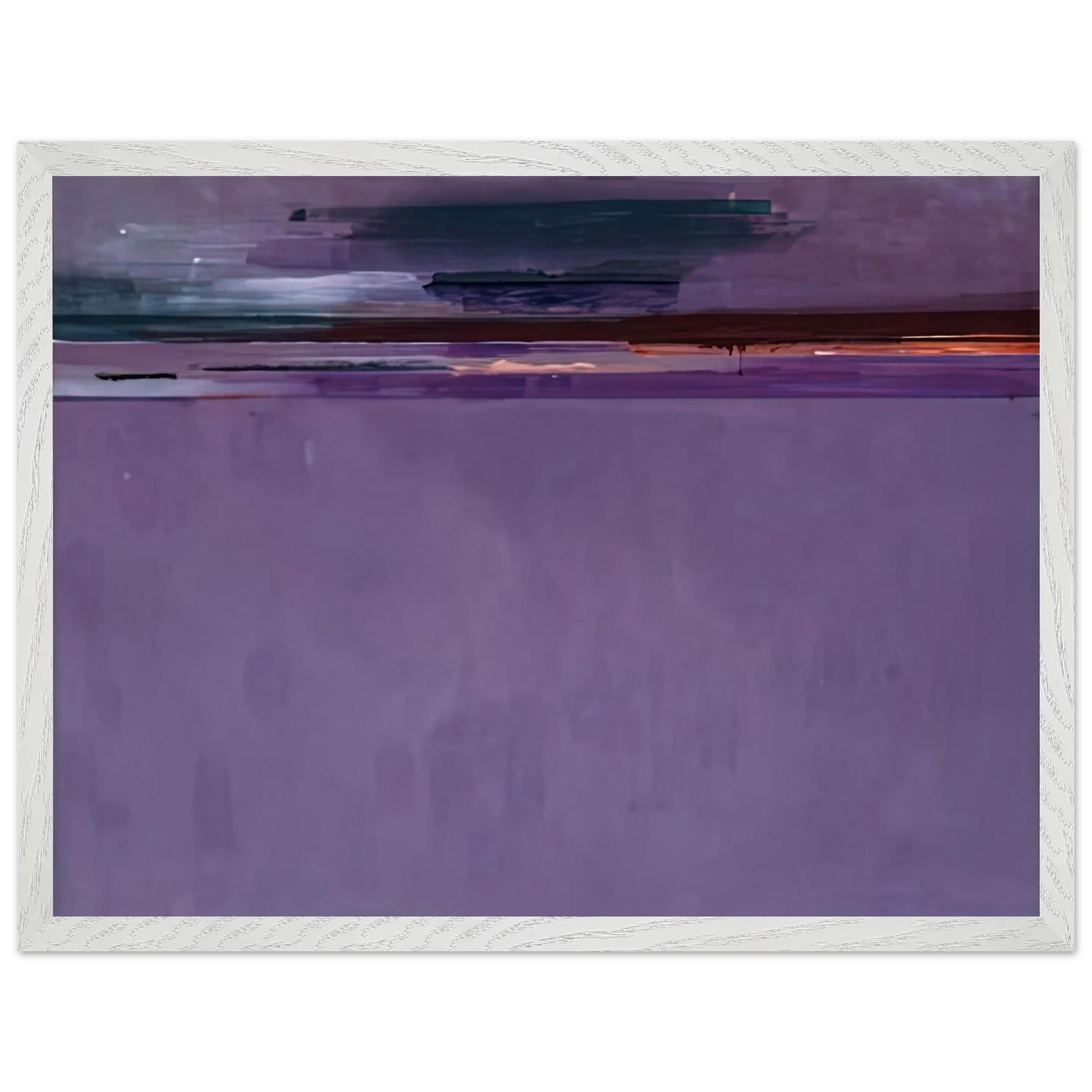 Helen Frankenthaler - The Other Side, 2002- Wall Art - 21x29.7 cm / 8x12" - Premium Wooden Framed Poster With Fine Art Paper - White frame
